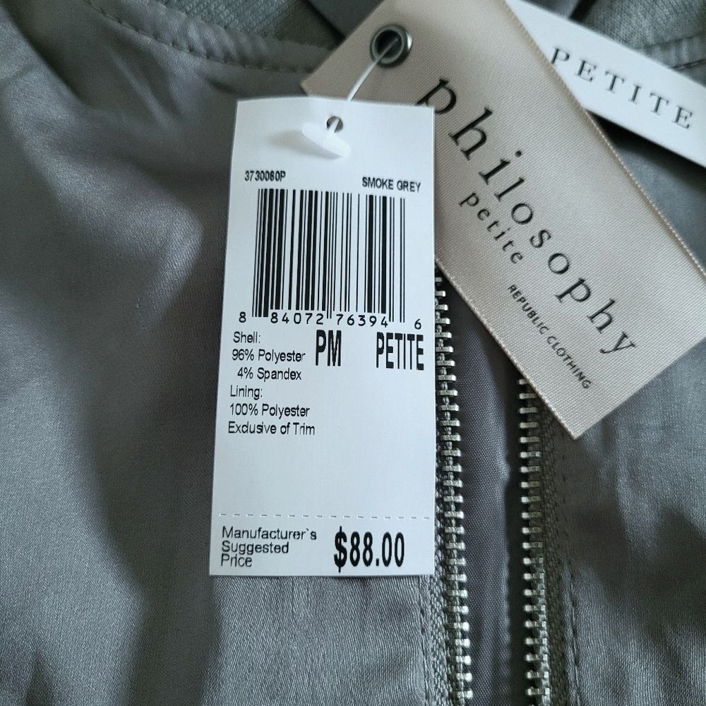 ✨️HP✨️ Philosophy🧐 Bomber Jacket - NWT - Picture 12 of 12